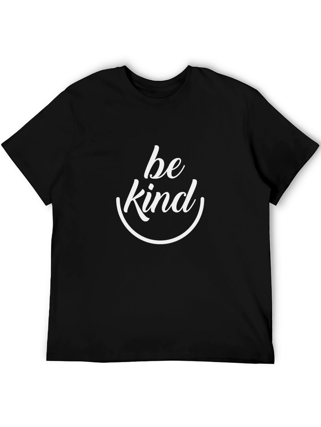 Be Kind Graphic Tee - Black Cotton T-Shirt