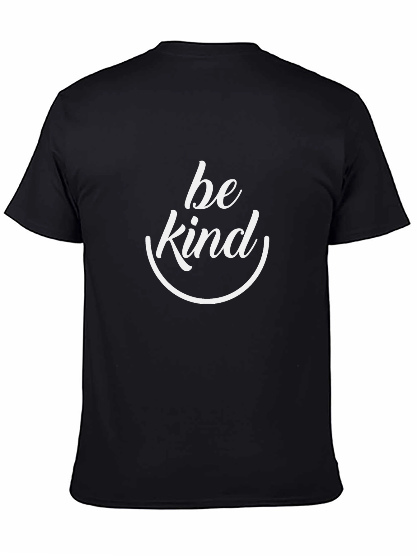 Be Kind Graphic Tee - Black Cotton T-Shirt