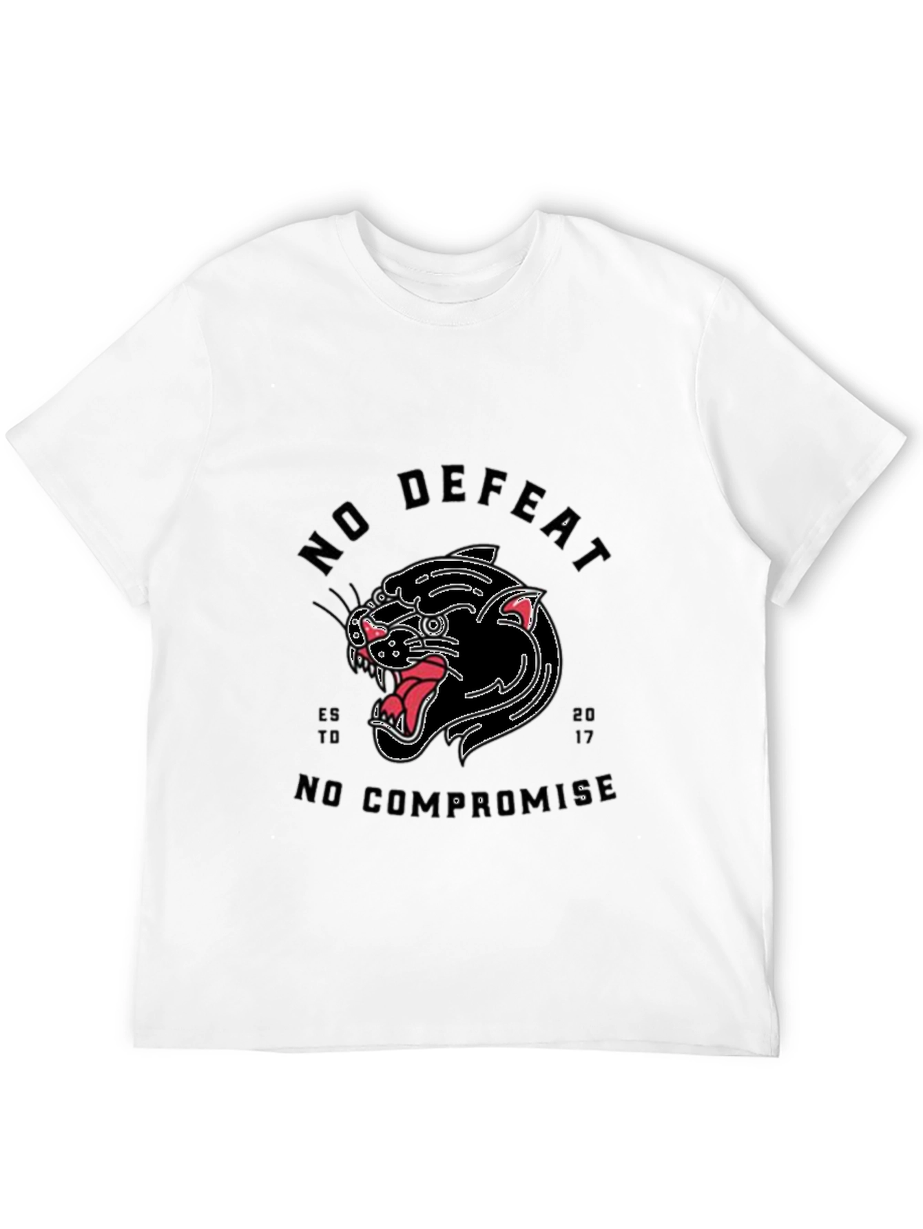 No Defeat Black Panther Graphic Tee