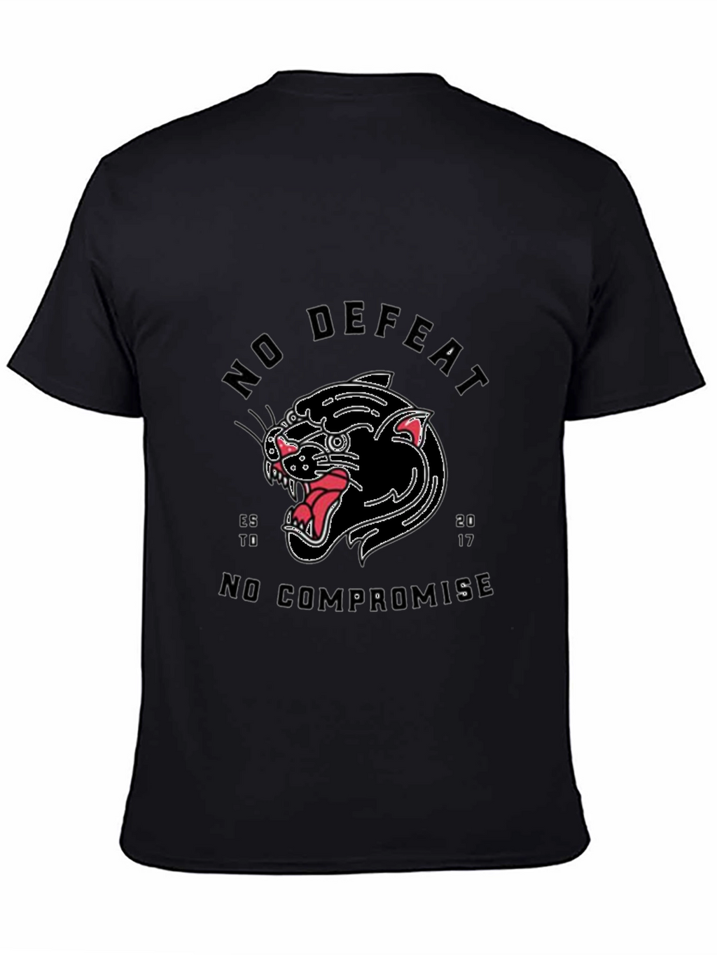 No Defeat Black Panther Graphic Tee