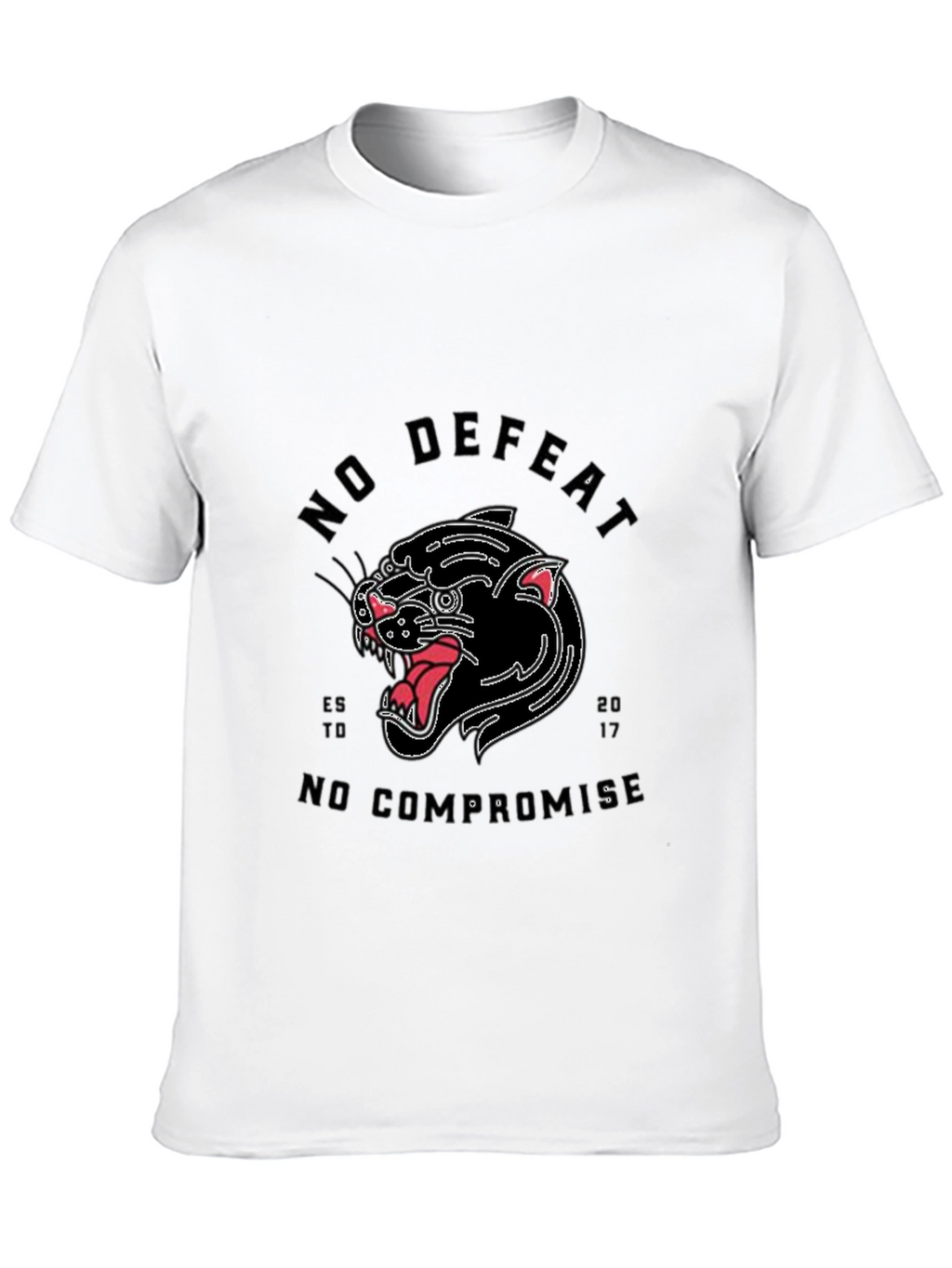 No Defeat Black Panther Graphic Tee