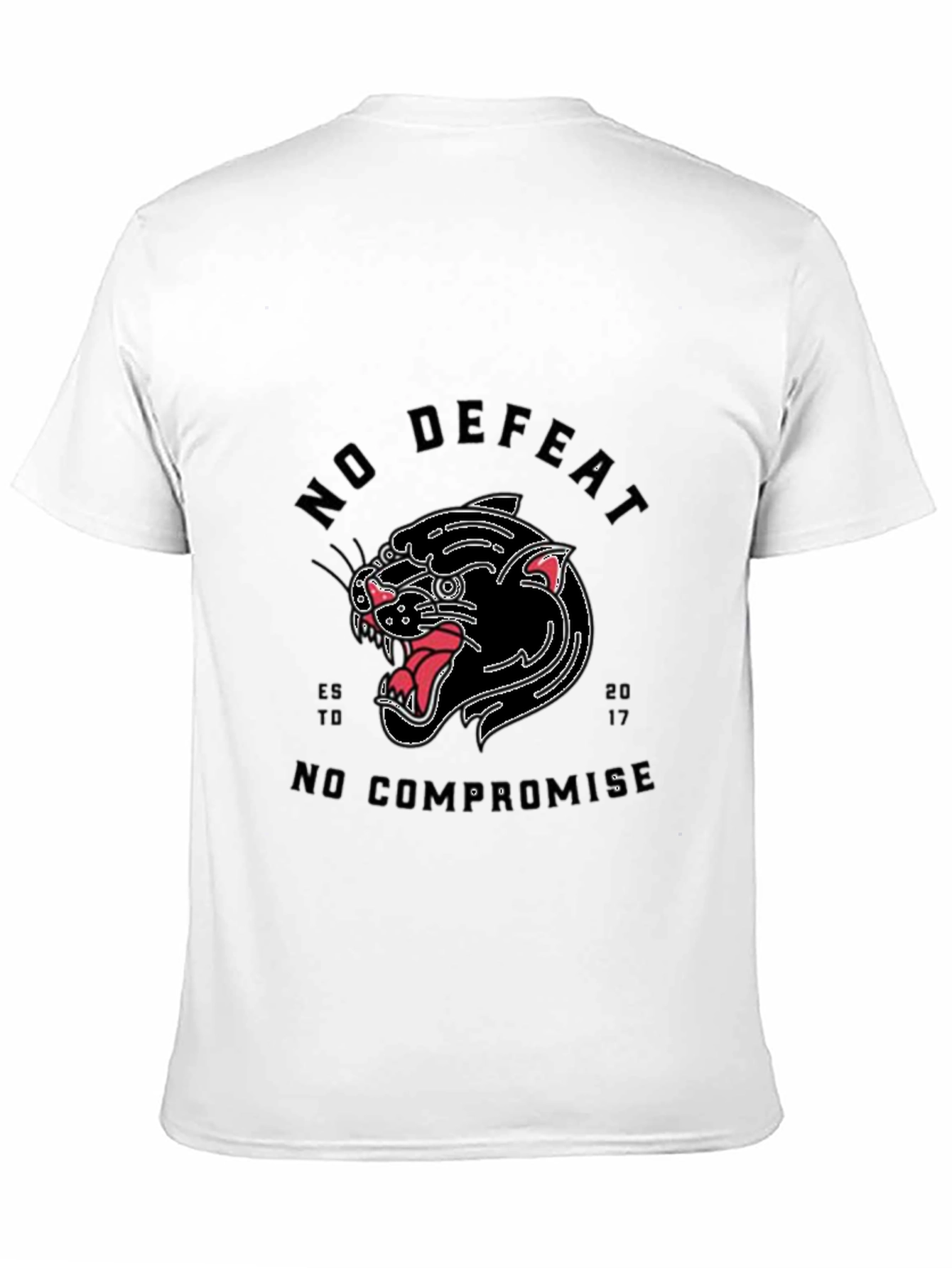 No Defeat Black Panther Graphic Tee