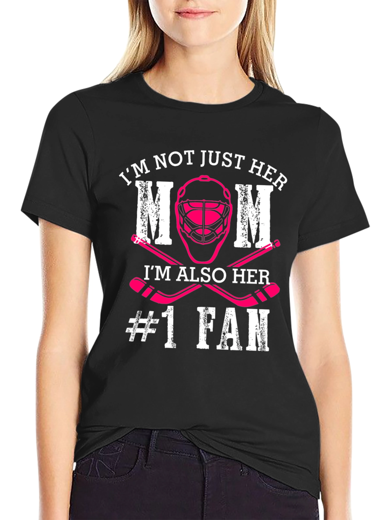 Hockey Mom #1 Fan T-Shirt - Support Your Player!
