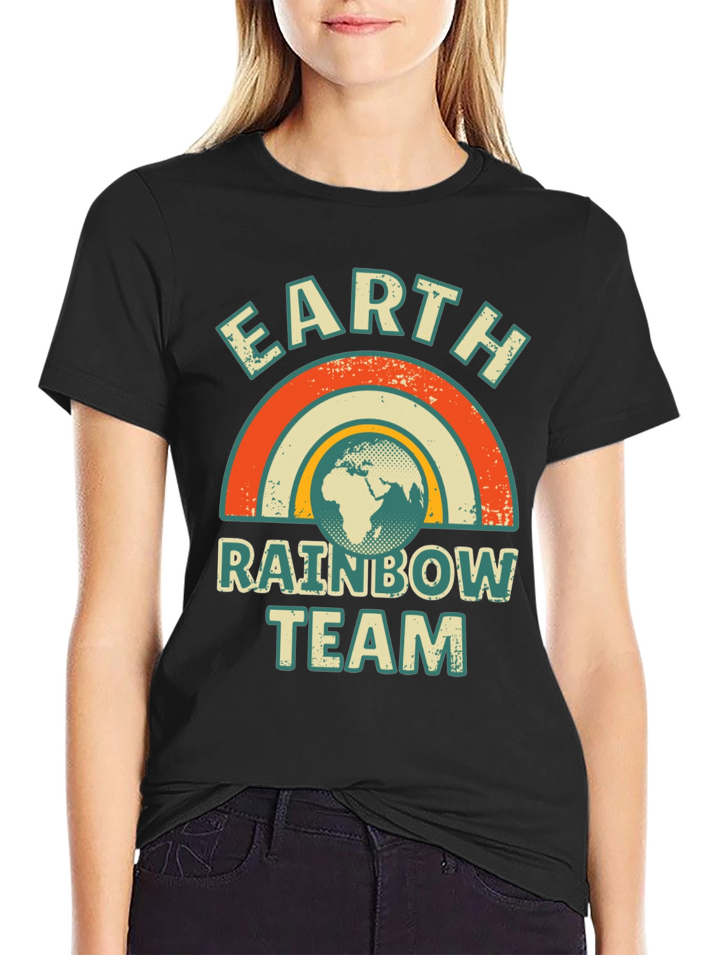 Earth Rainbow Team Graphic T-Shirt