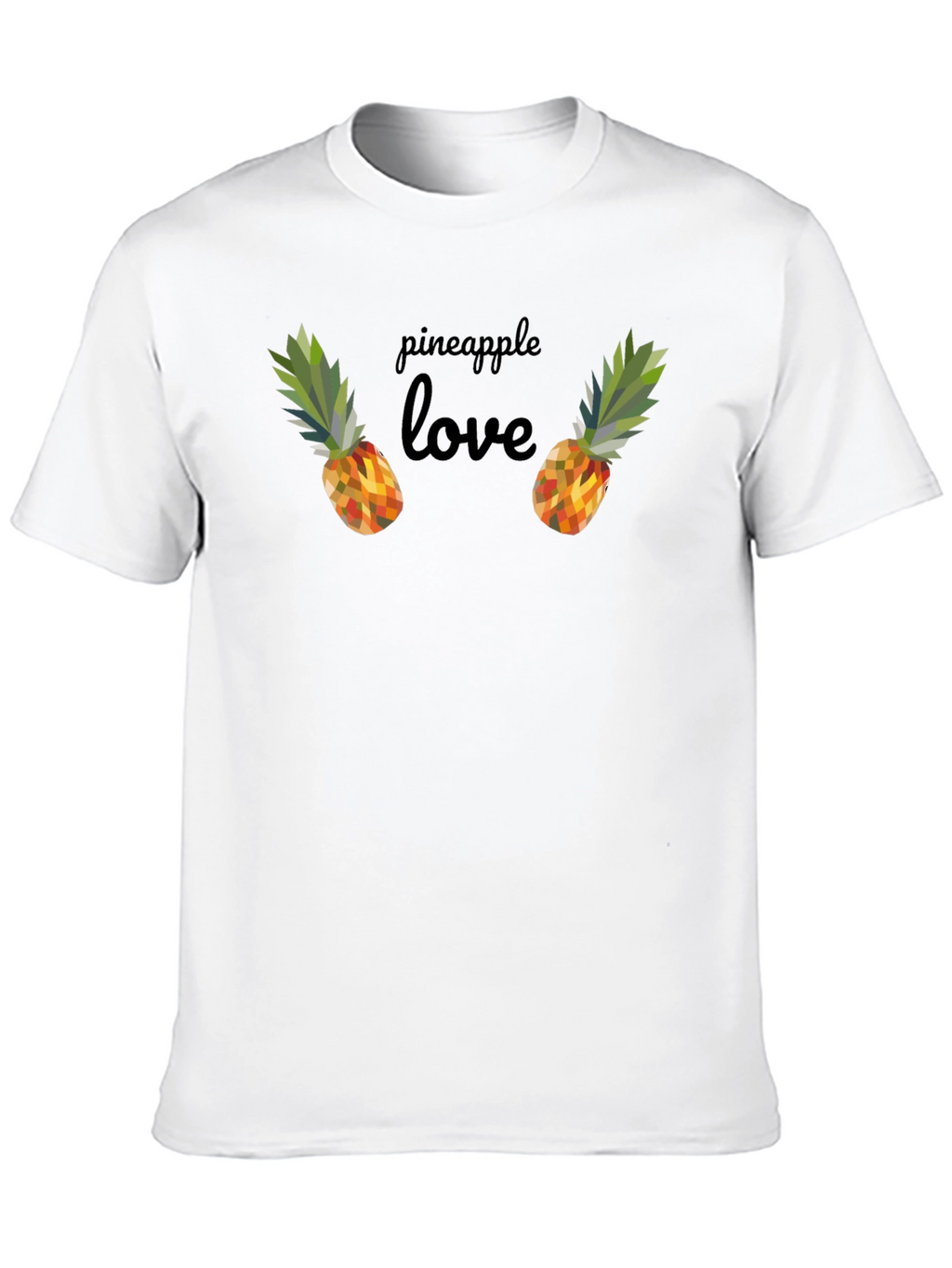Pineapple Love Graphic Tee - Fun Trendy Casual T-Shirt