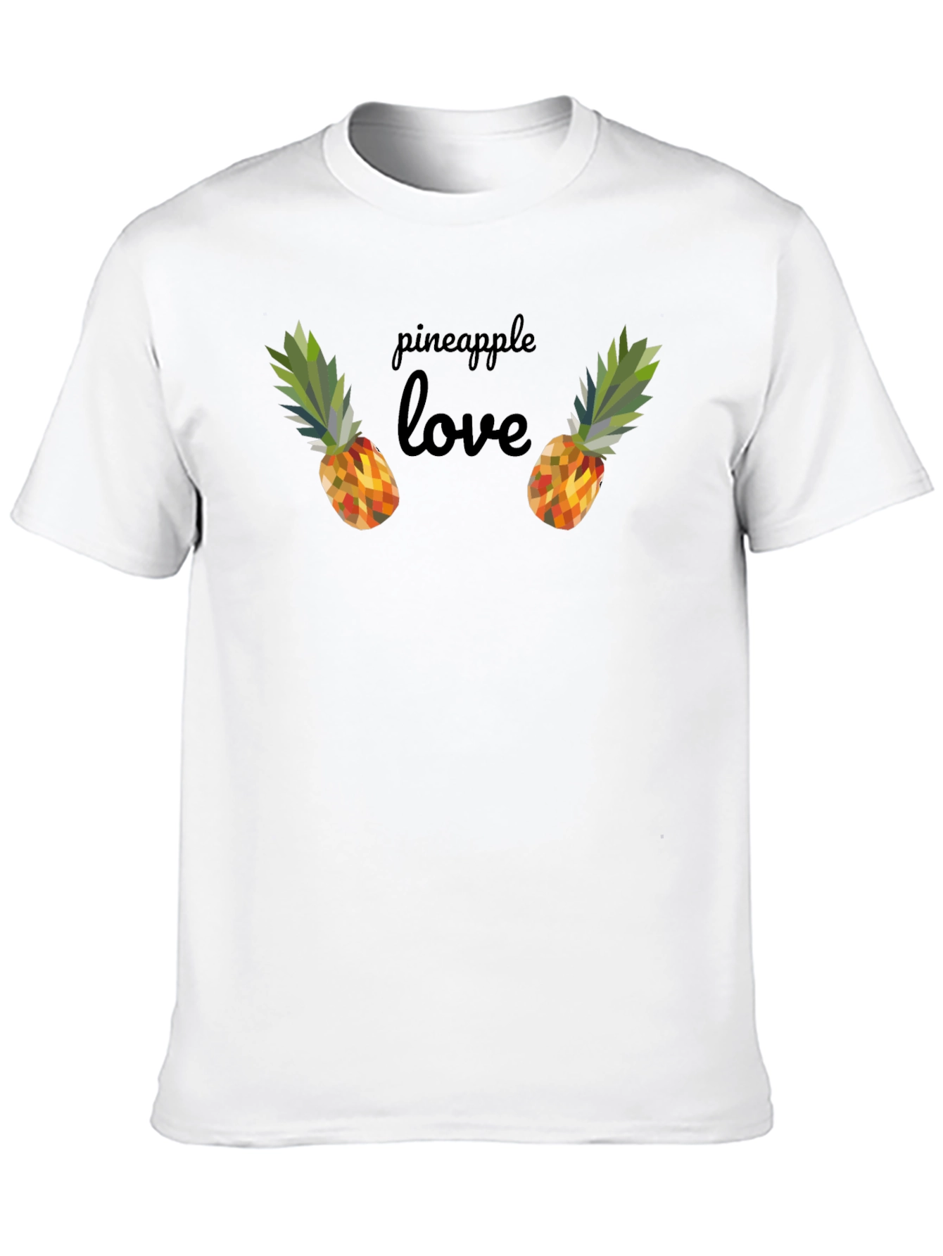 Pineapple Love Graphic Tee - Fun Trendy Casual T-Shirt