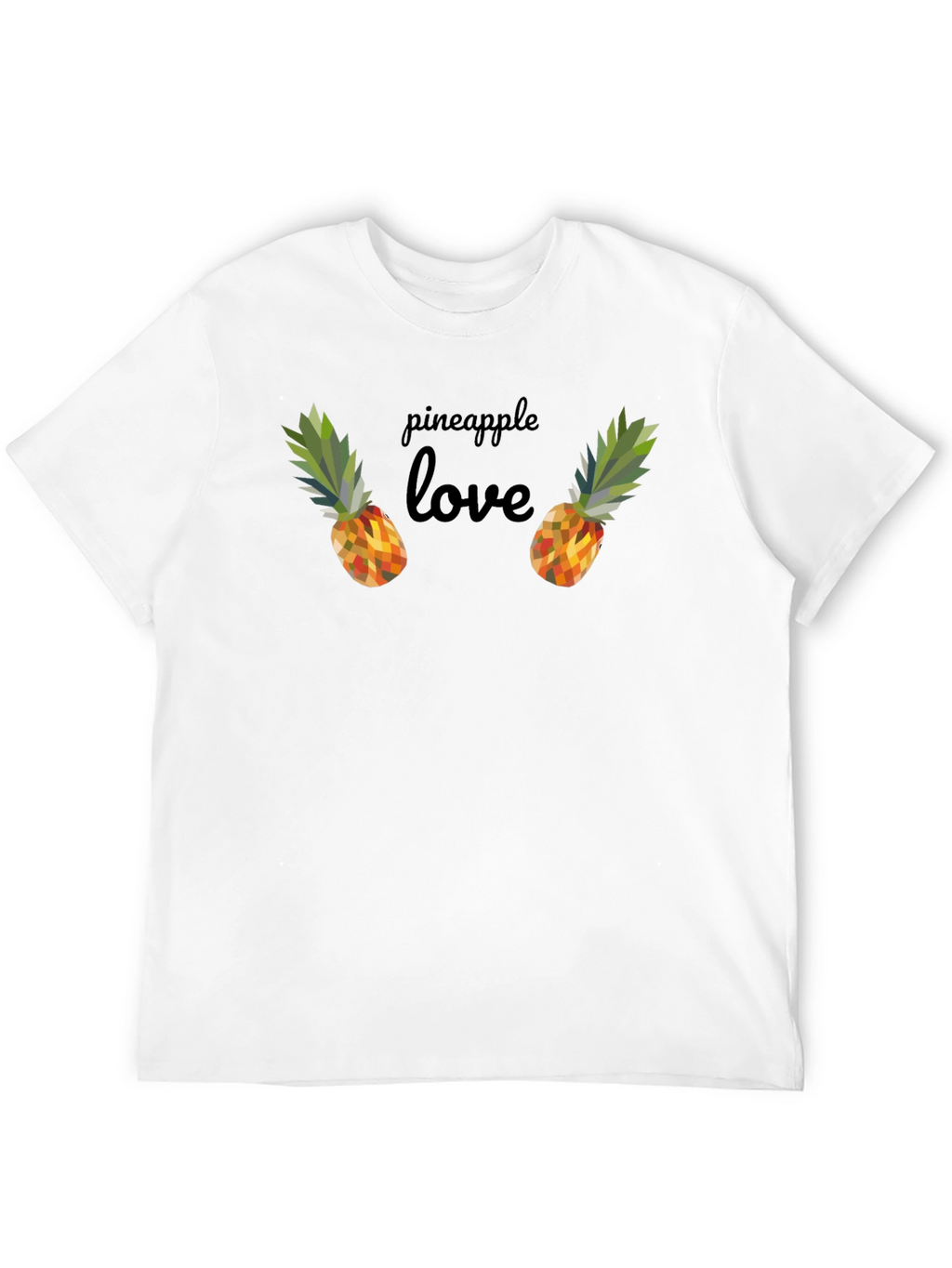 Pineapple Love Graphic Tee - Fun Trendy Casual T-Shirt