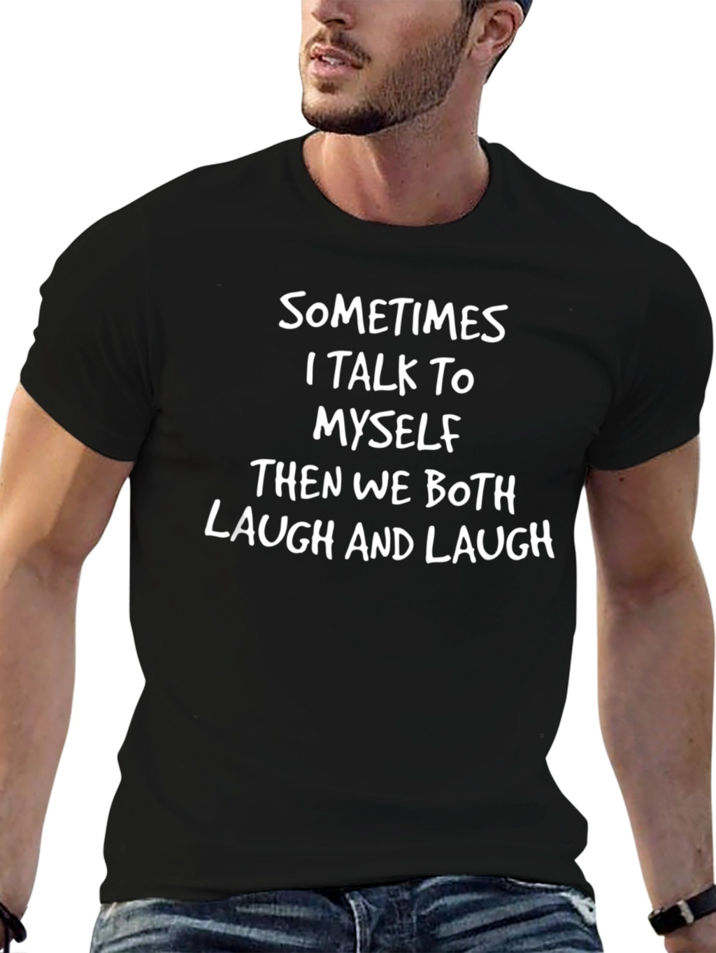 Funny Sometimes I Talk to Myself T-Shirt