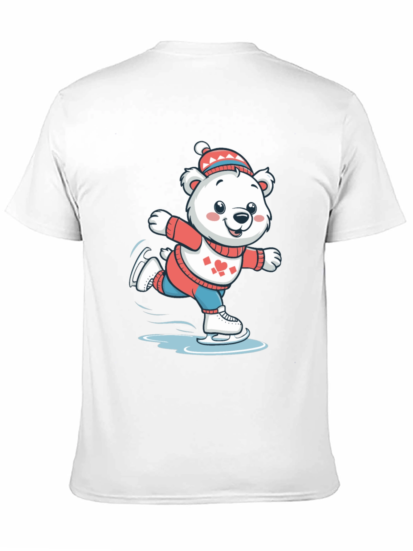 Ice Skating Bear T-Shirt