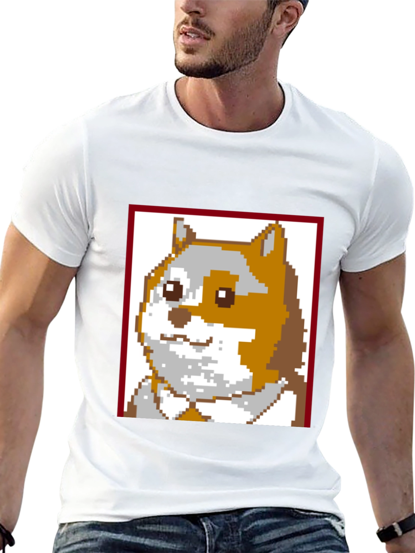Pixel Doge T-Shirt - Classic Meme Tee