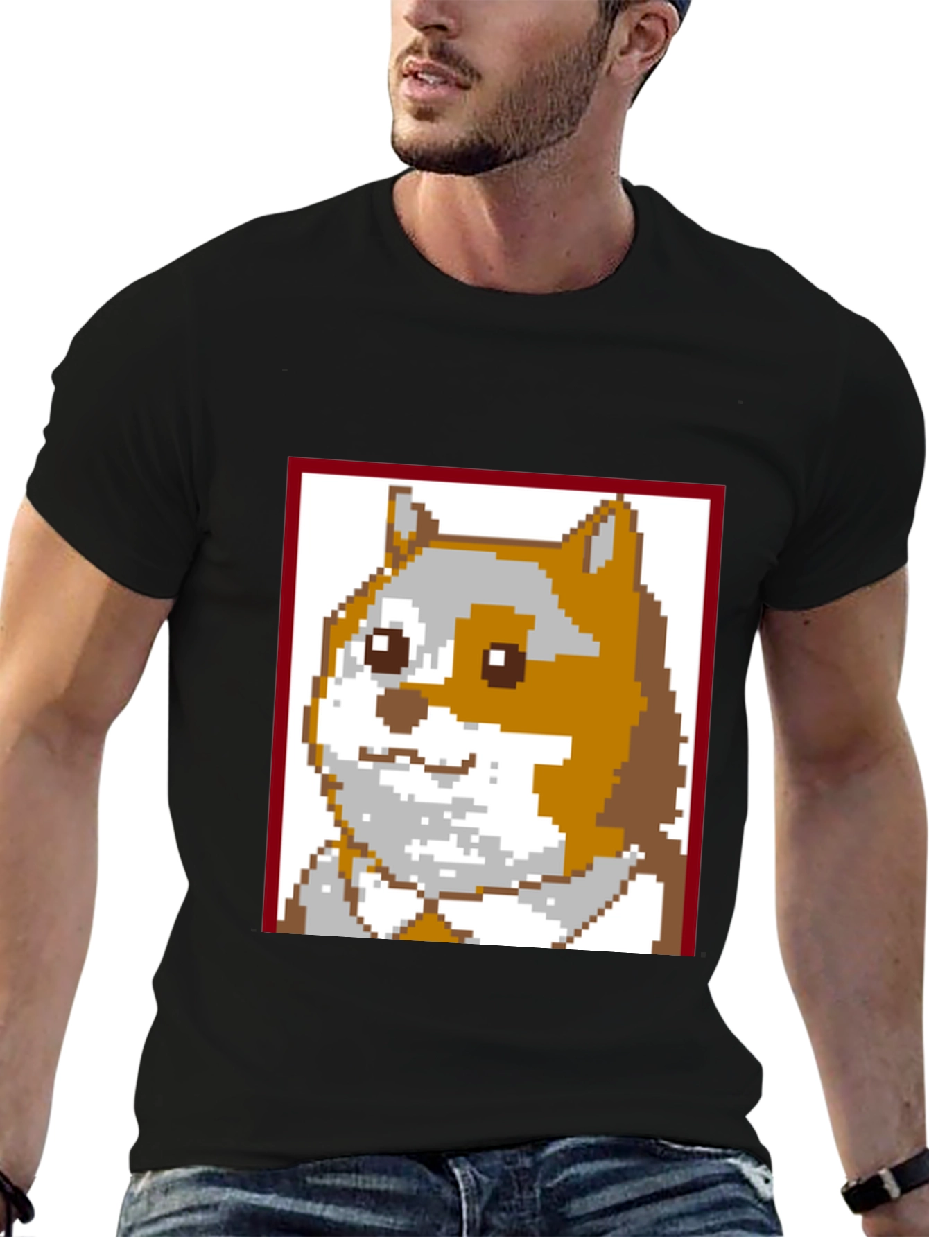 Pixel Doge T-Shirt - Classic Meme Tee