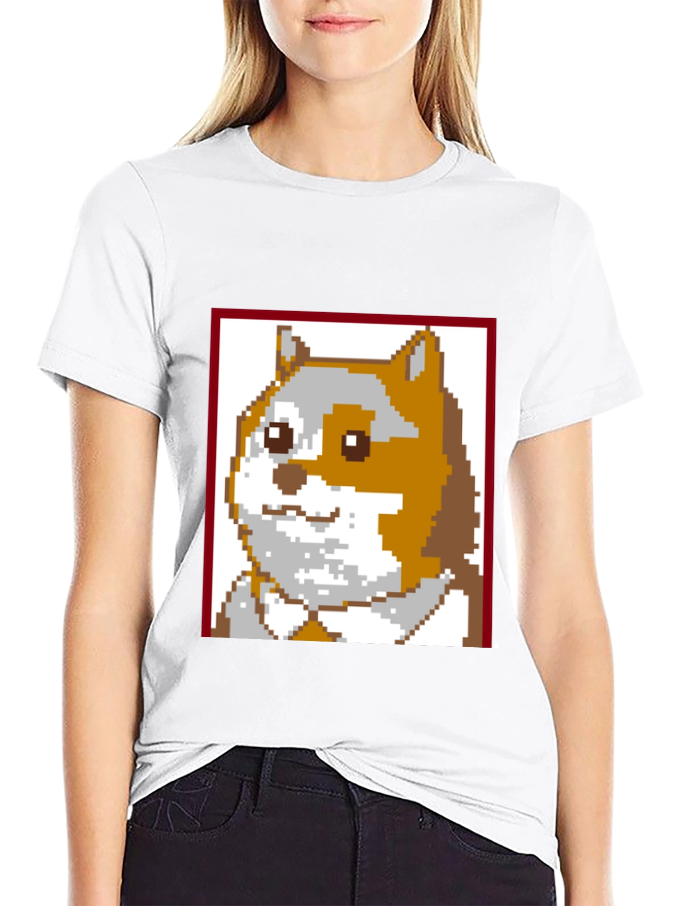 Pixel Doge T-Shirt - Classic Meme Tee