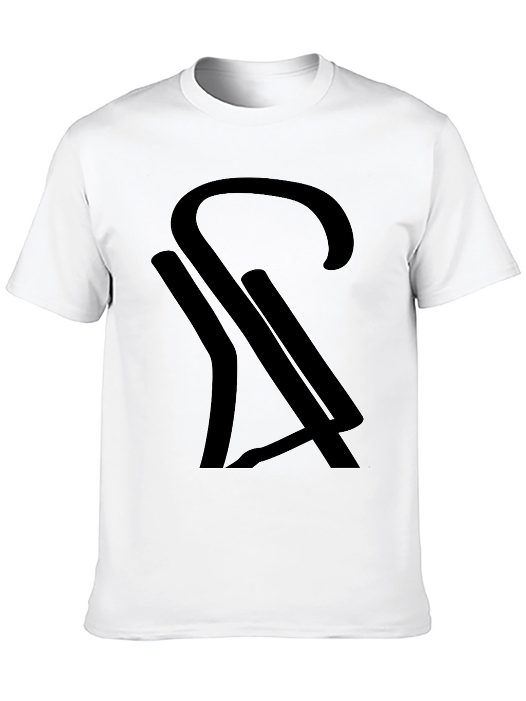 Modern Black Graphic Tee