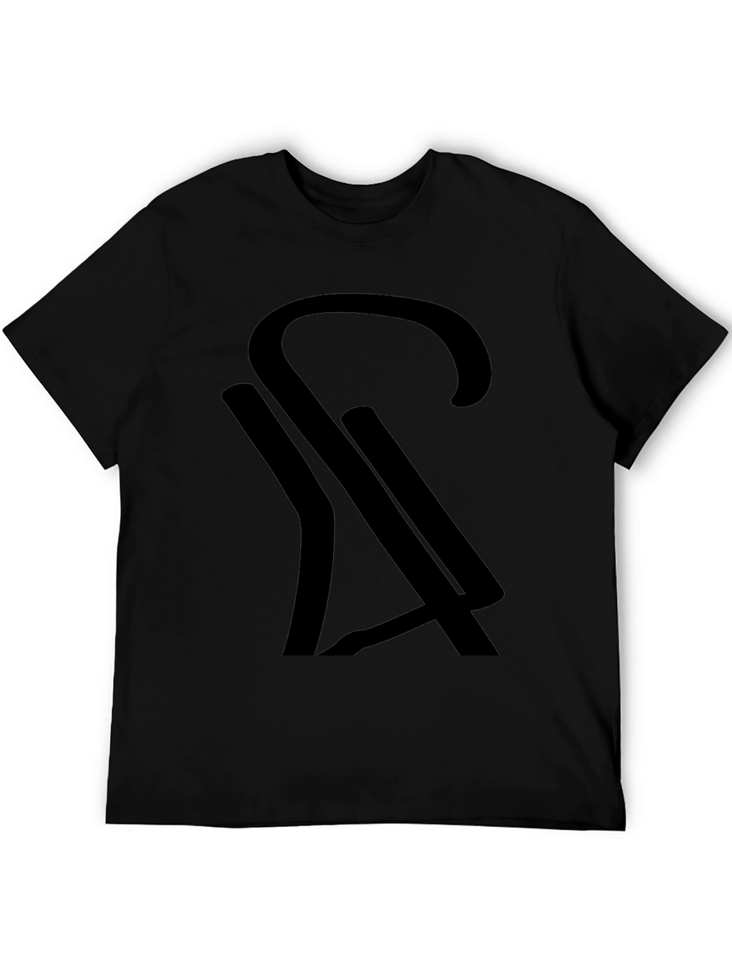 Modern Black Graphic Tee