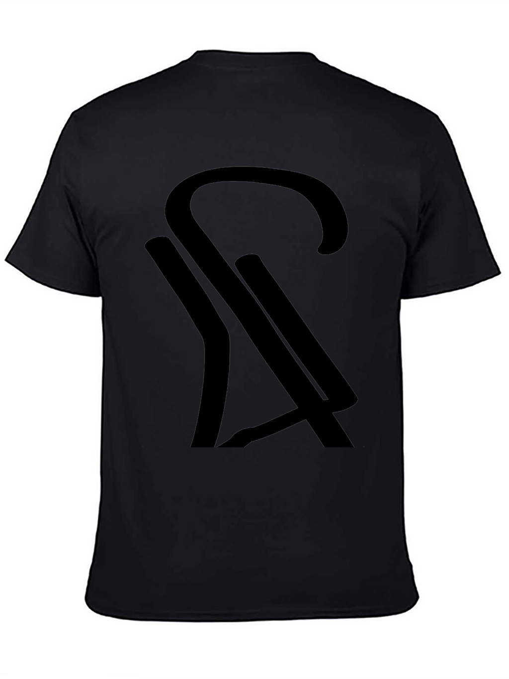 Modern Black Graphic Tee