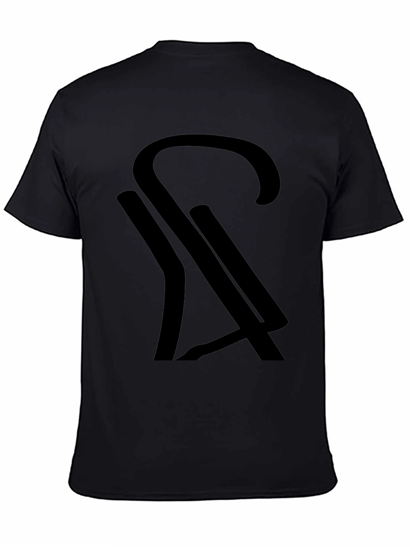 Modern Black Graphic Tee