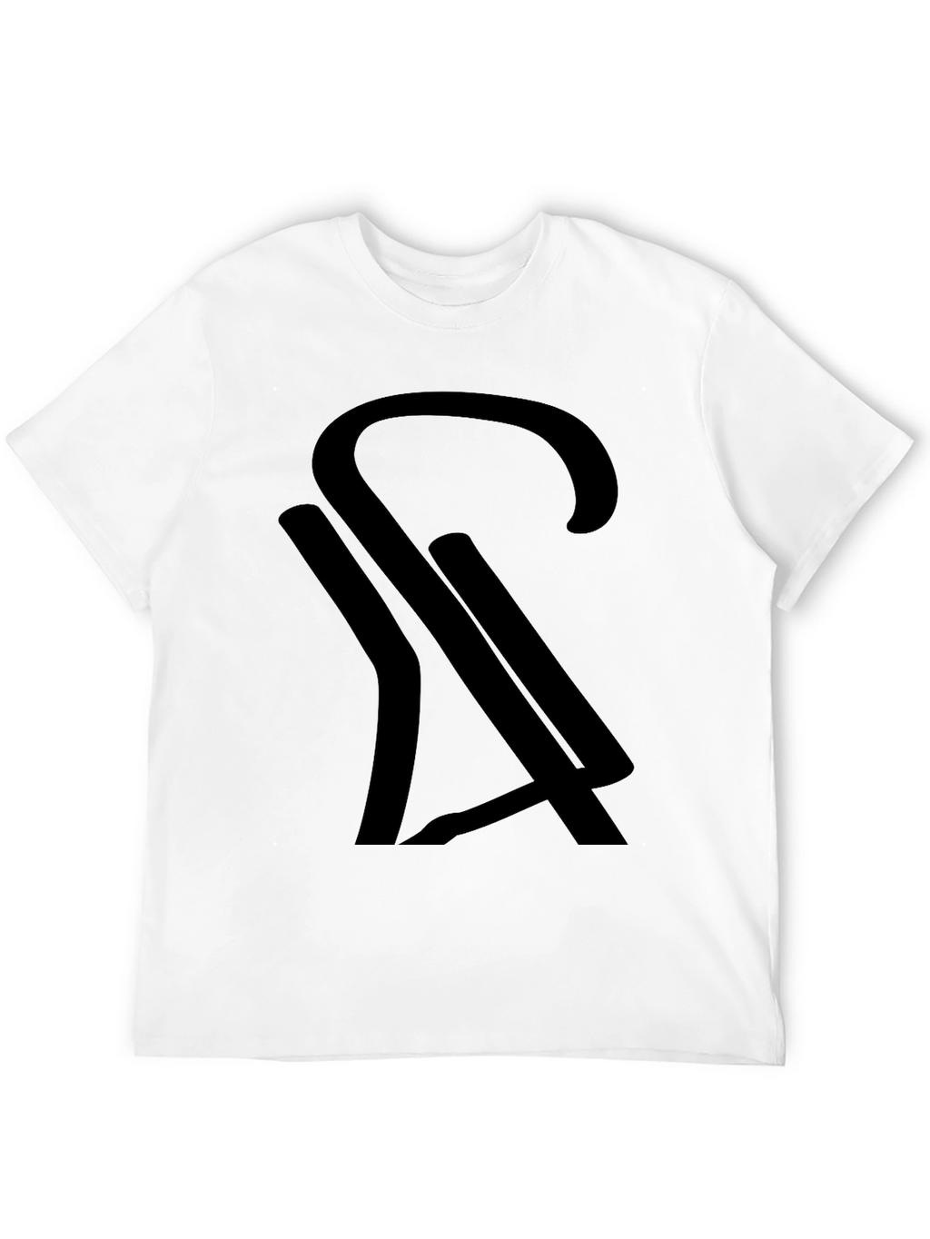 Modern Black Graphic Tee