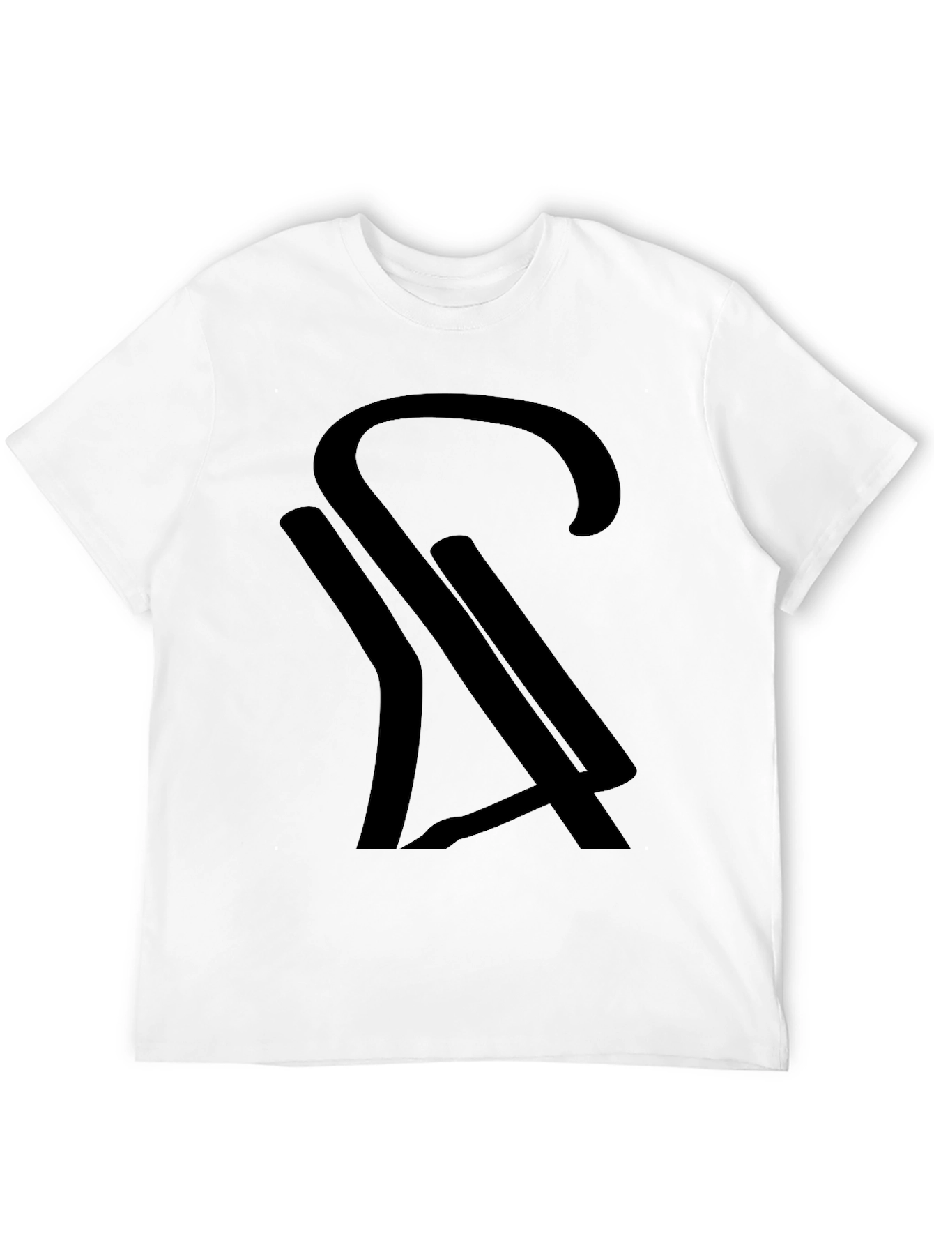 Modern Black Graphic Tee