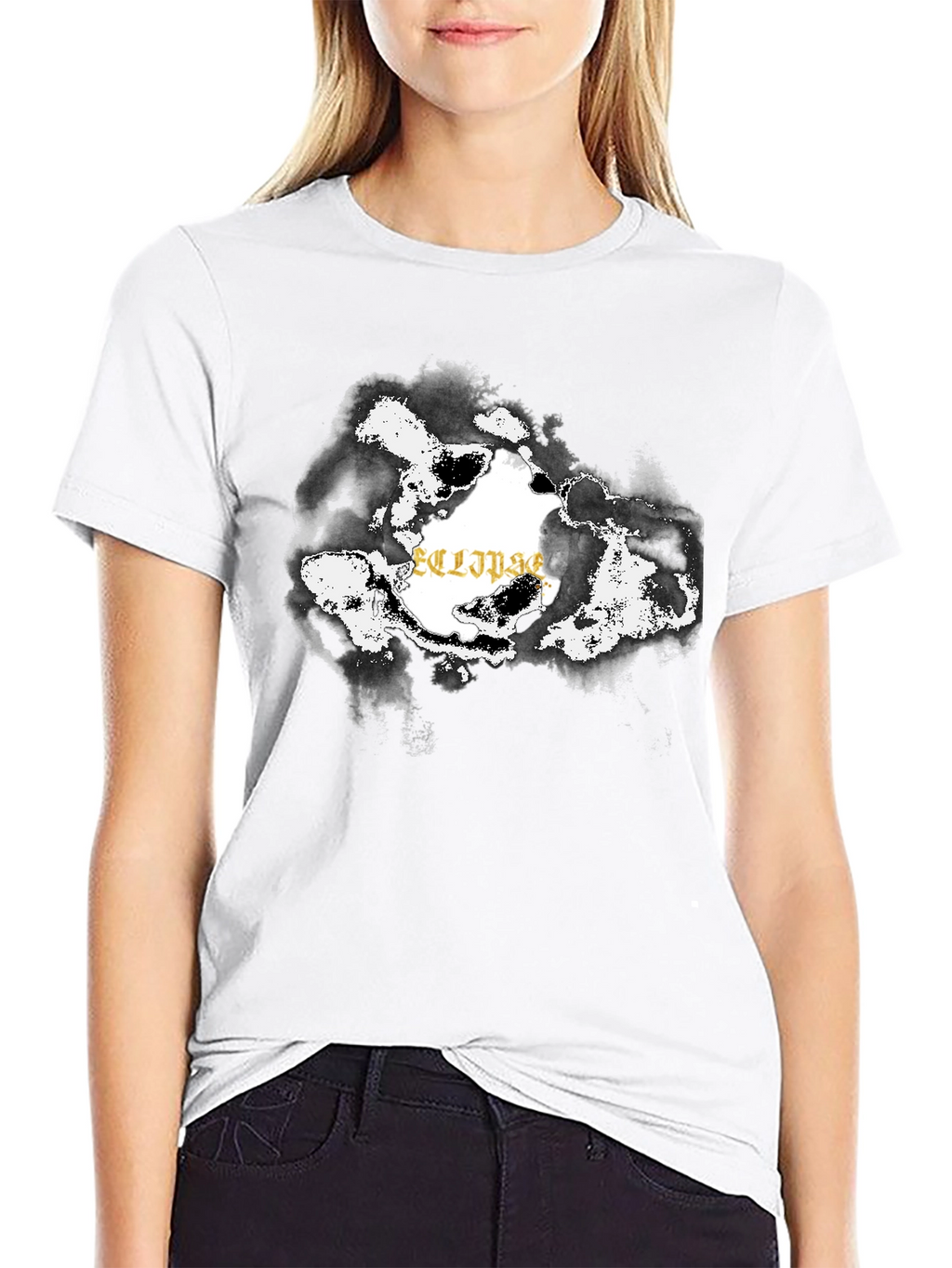 Eclipse Graphic Black T-Shirt