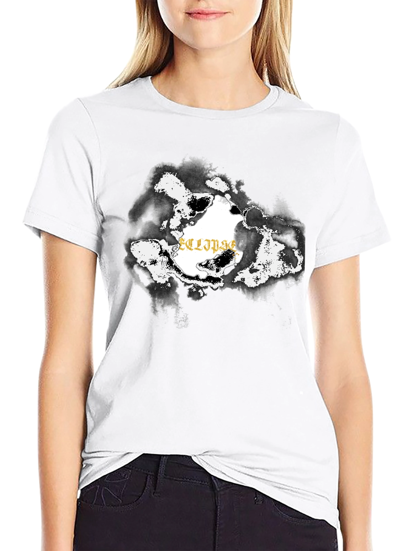 Eclipse Graphic Black T-Shirt
