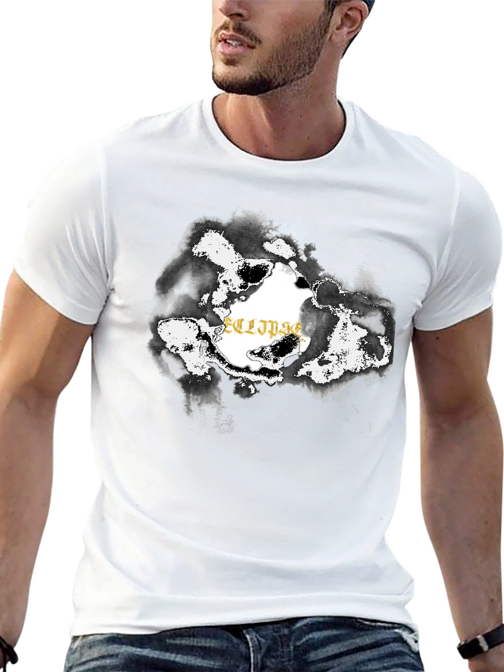 Eclipse Graphic Black T-Shirt
