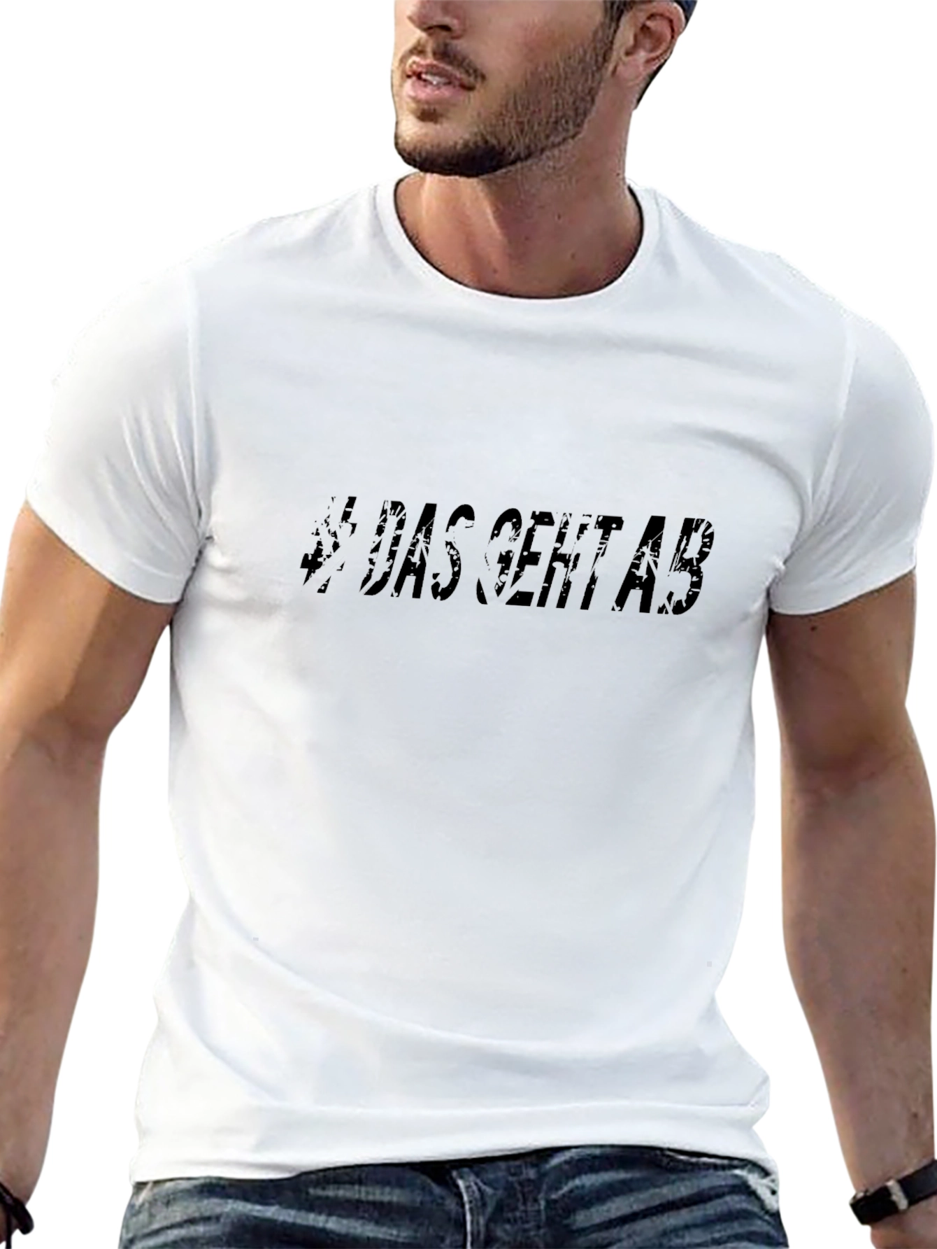 Trendy Das Geht Ab Black T-Shirt
