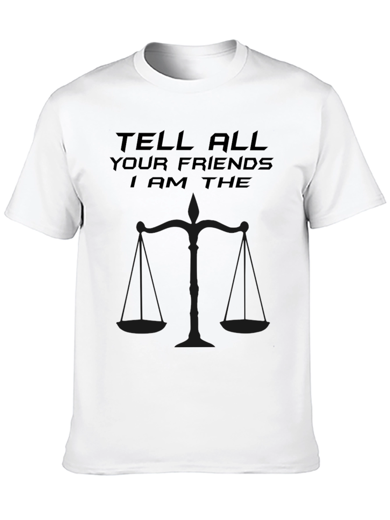 Justice Scales Graphic Tee - Tell All Your Friends!