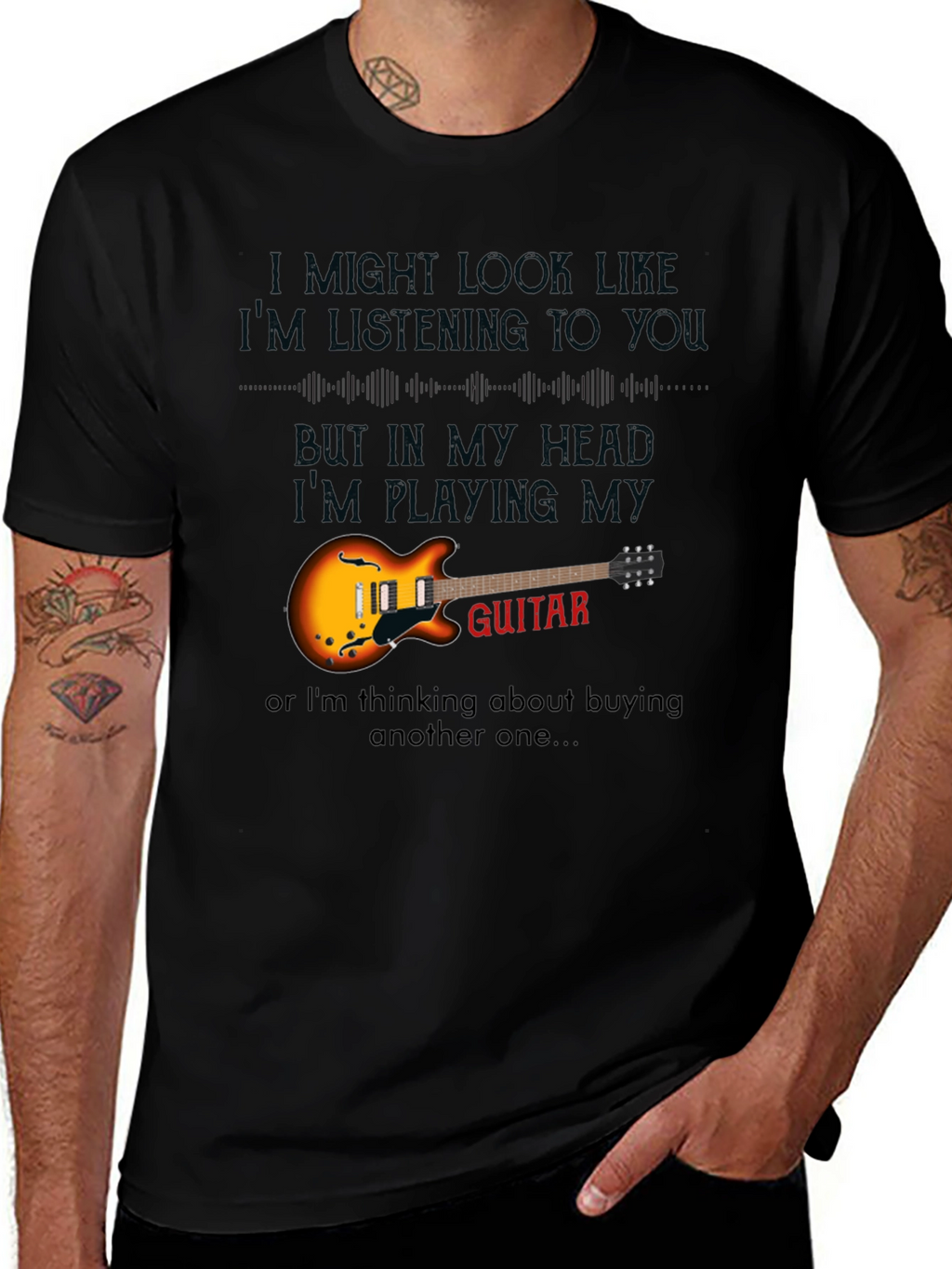 Guitar Player T-Shirt - Funny Music Lover Tee