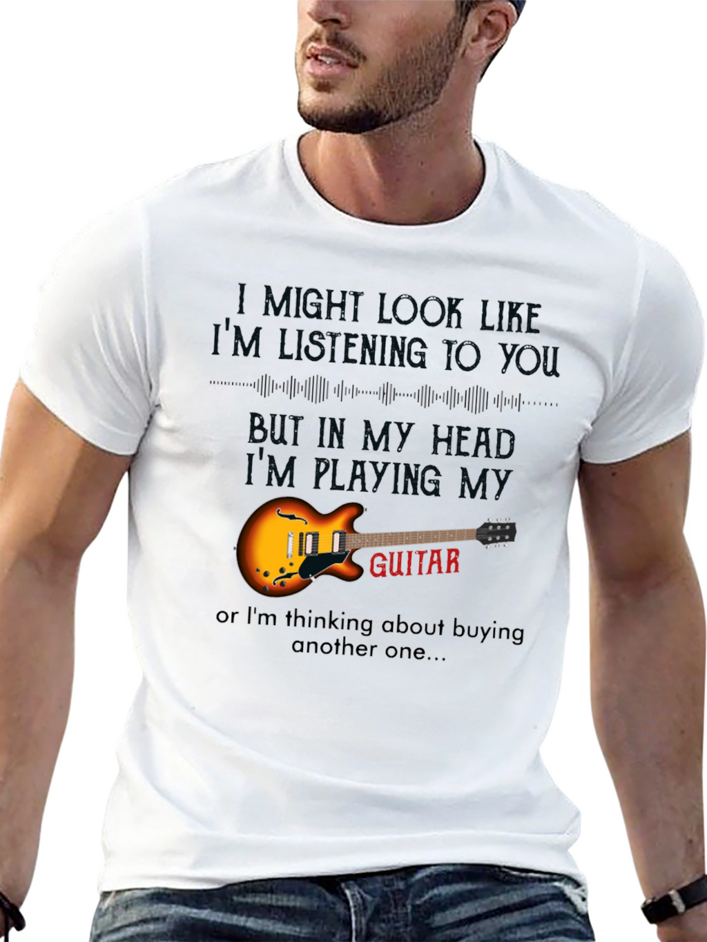 Guitar Player T-Shirt - Funny Music Lover Tee