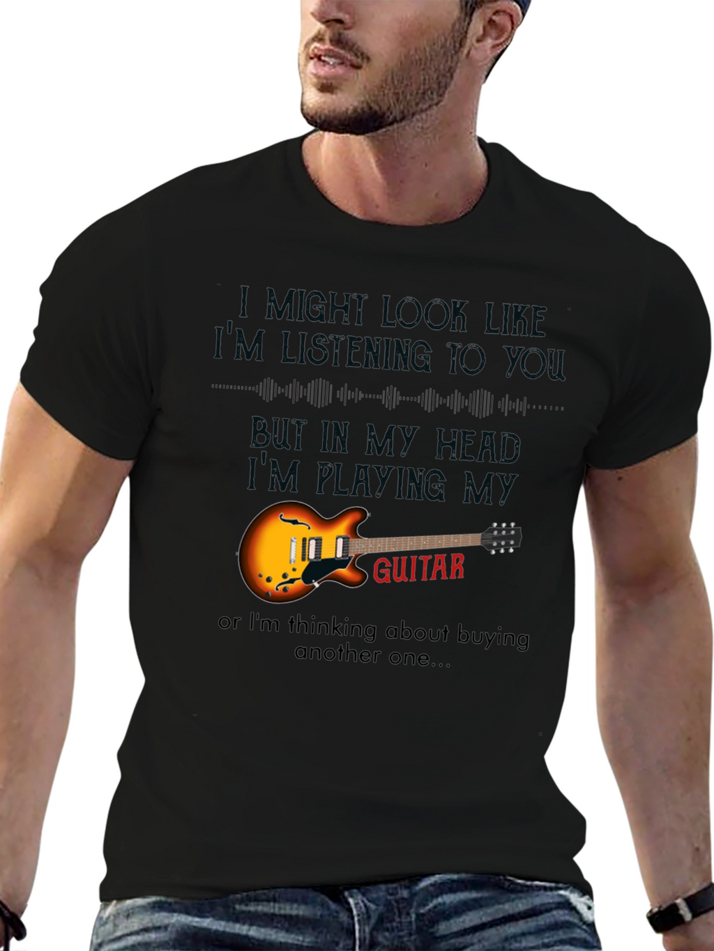 Guitar Player T-Shirt - Funny Music Lover Tee