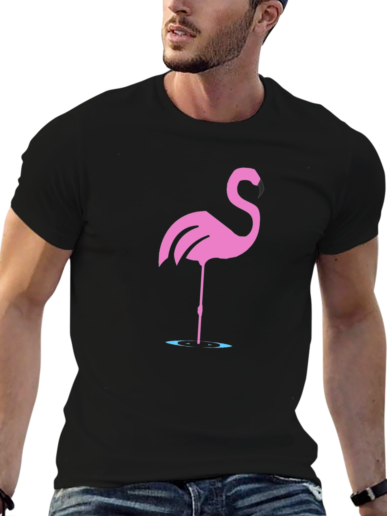 Pink Flamingo Graphic T-Shirt