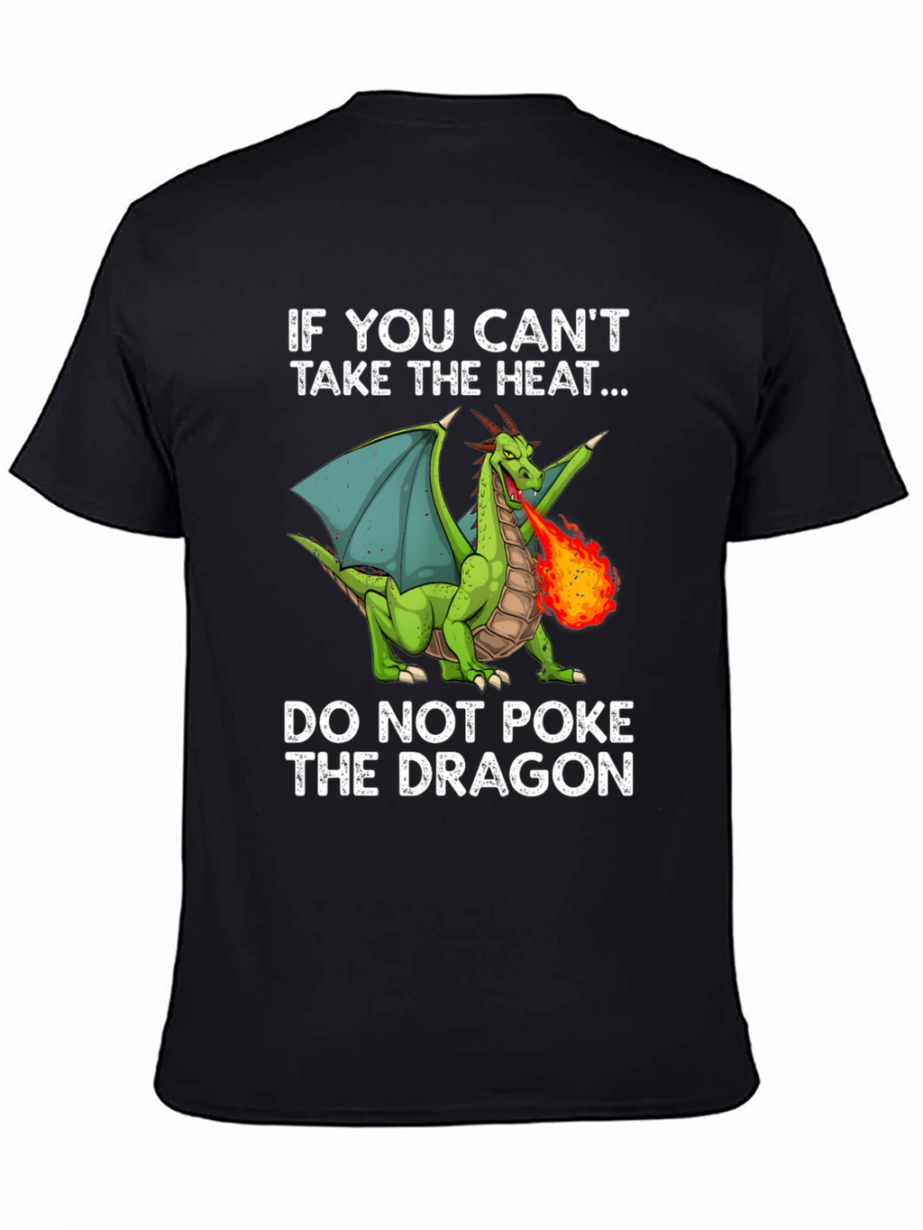 Dragon Graphic T-Shirt: If You Cant Take The Heat...
