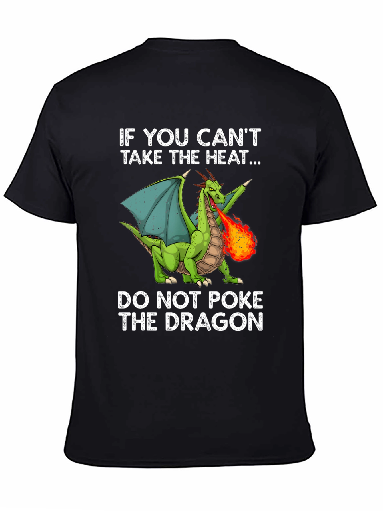 Dragon Graphic T-Shirt: If You Cant Take The Heat...