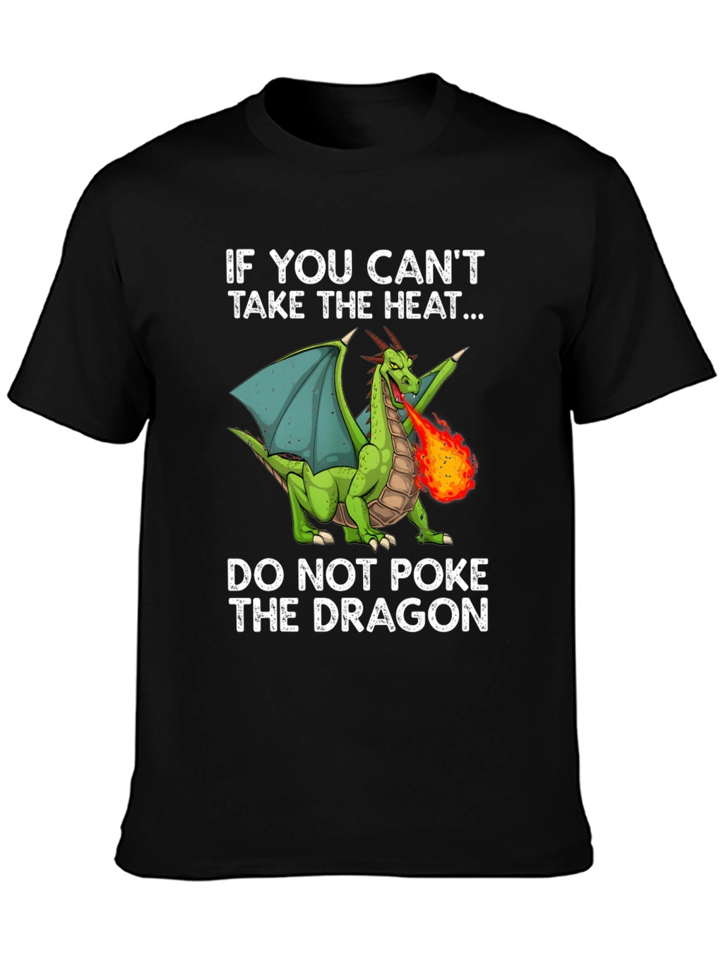 Dragon Graphic T-Shirt: If You Cant Take The Heat...