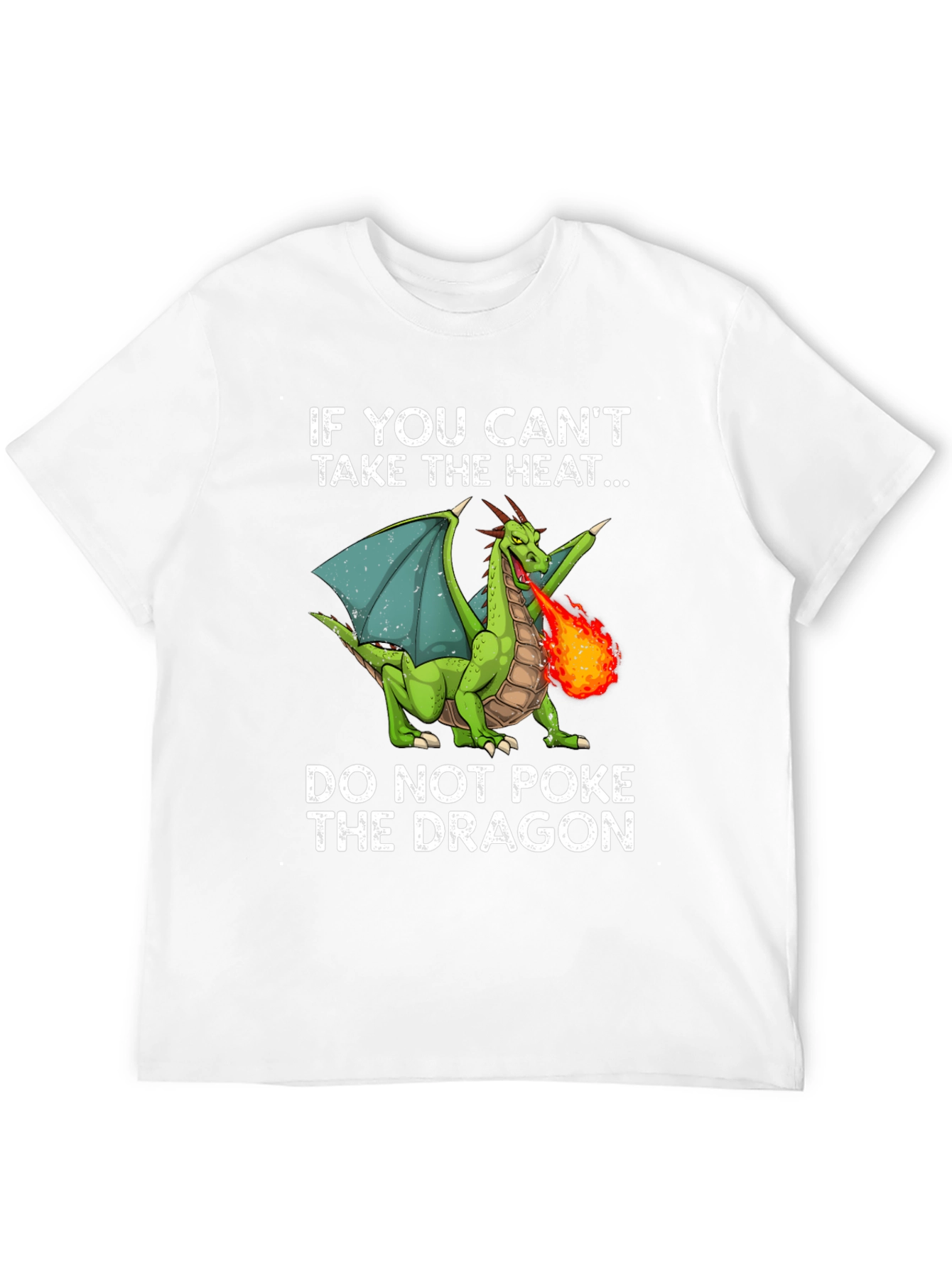 Dragon Graphic T-Shirt: If You Cant Take The Heat...