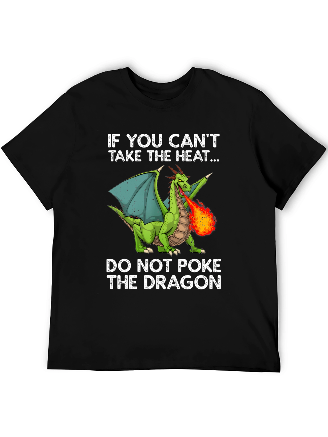 Dragon Graphic T-Shirt: If You Cant Take The Heat...