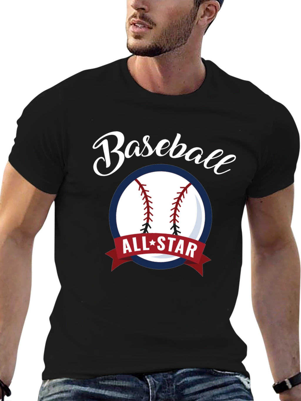Baseball All-Star Graphic T-Shirt