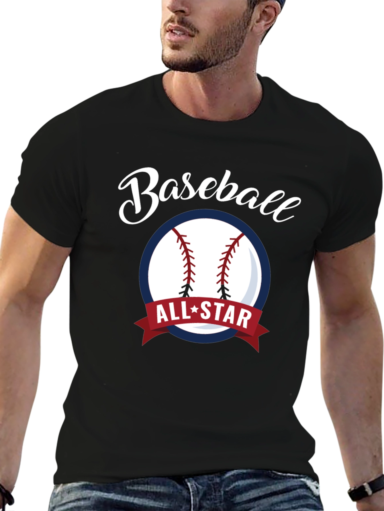 Baseball All-Star Graphic T-Shirt