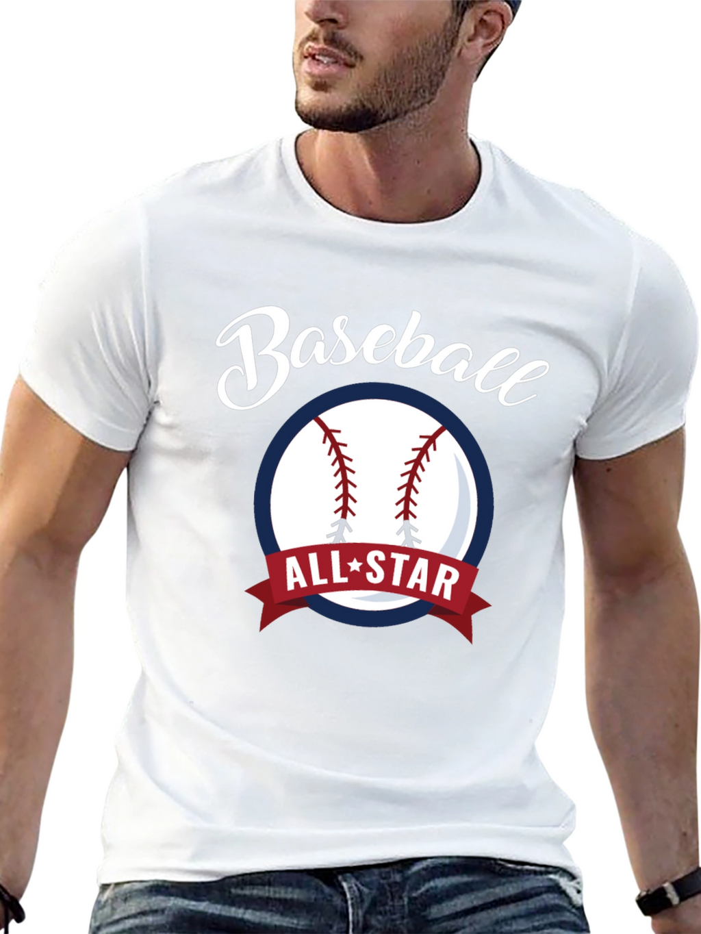 Baseball All-Star Graphic T-Shirt