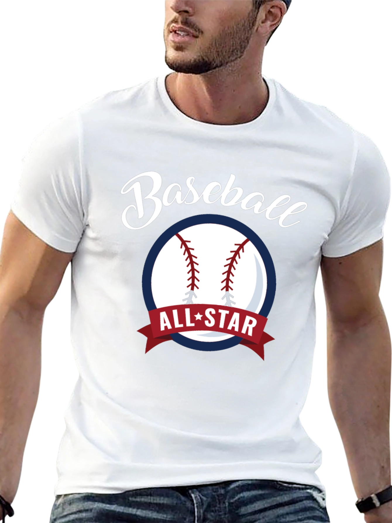 Baseball All-Star Graphic T-Shirt