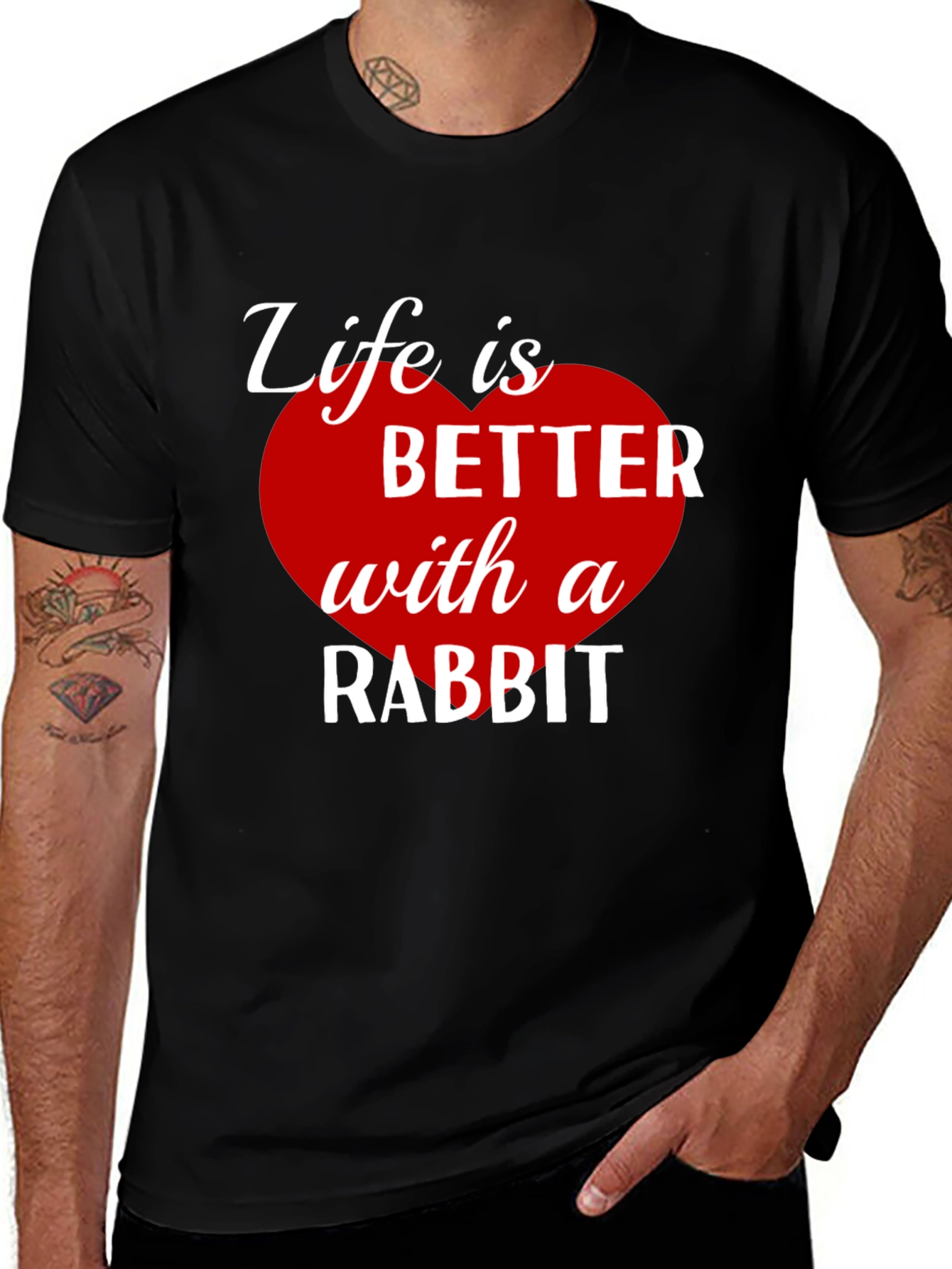 Life is Better with a Rabbit T-Shirt