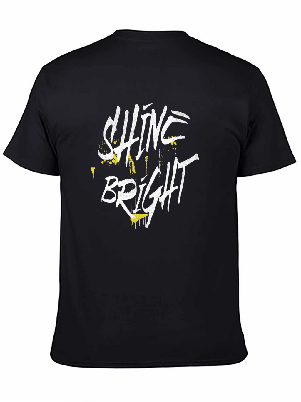 Shine Bright Graphic Tee - Stylish Black T-Shirt