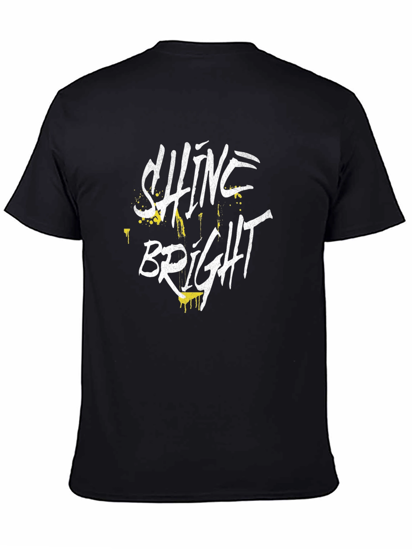 Shine Bright Graphic Tee - Stylish Black T-Shirt