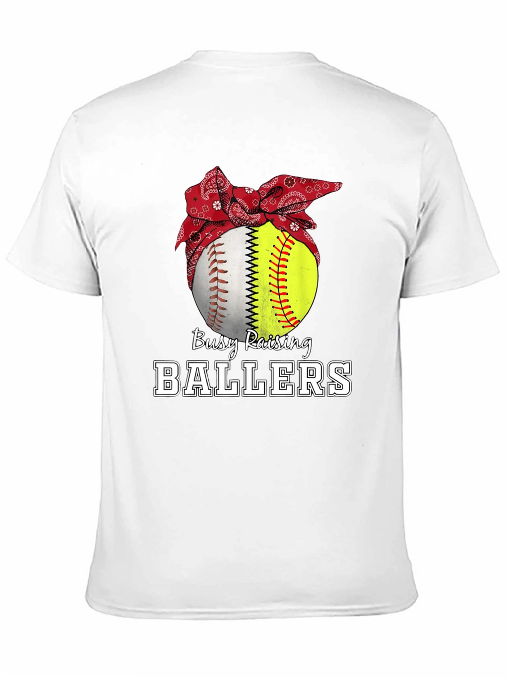 Busy Raising Ballers Graphic T-Shirt