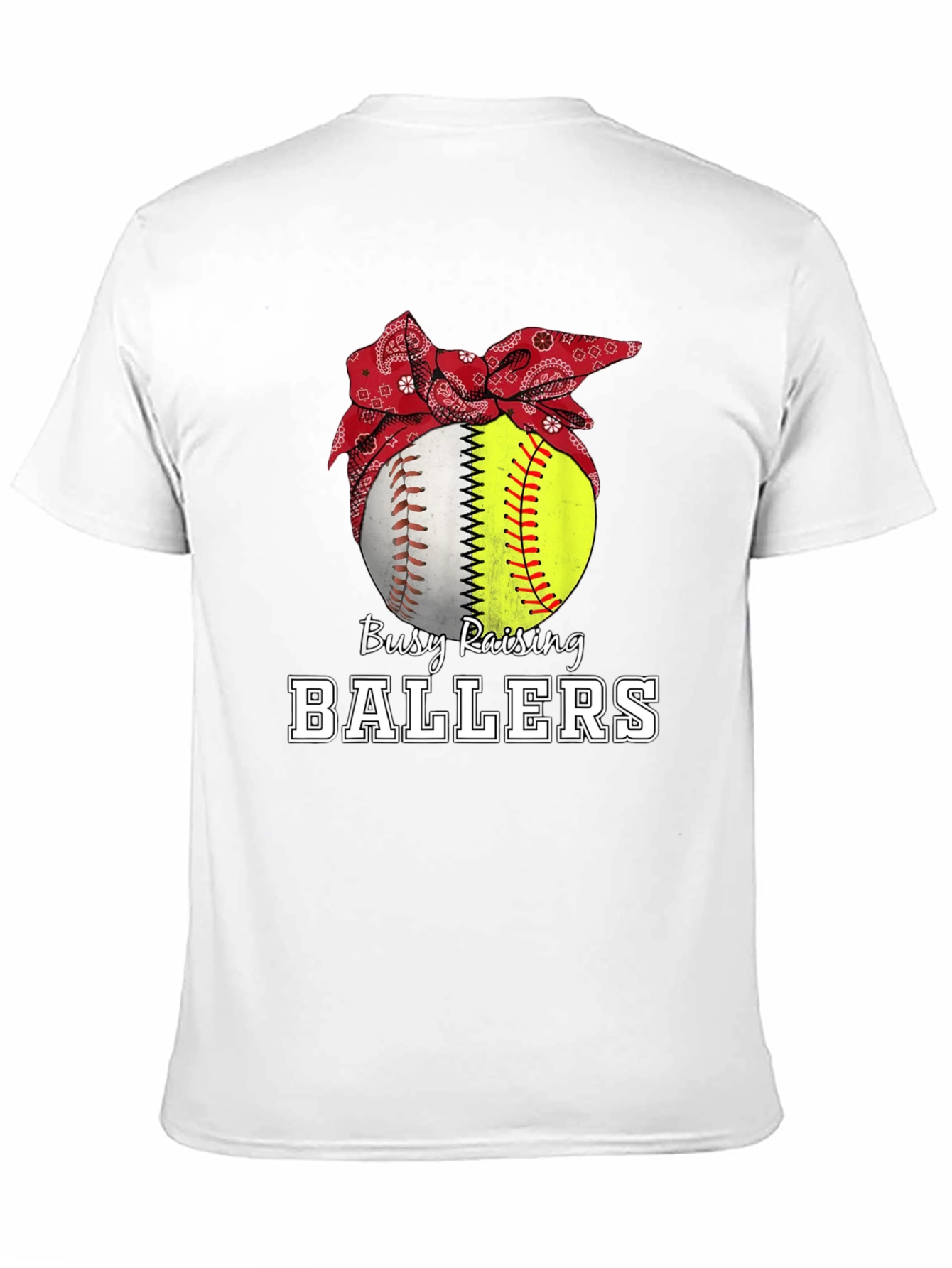 Busy Raising Ballers Graphic T-Shirt