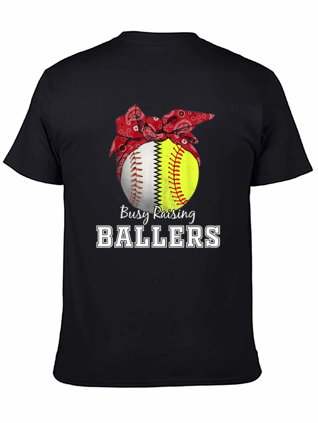 Busy Raising Ballers Graphic T-Shirt