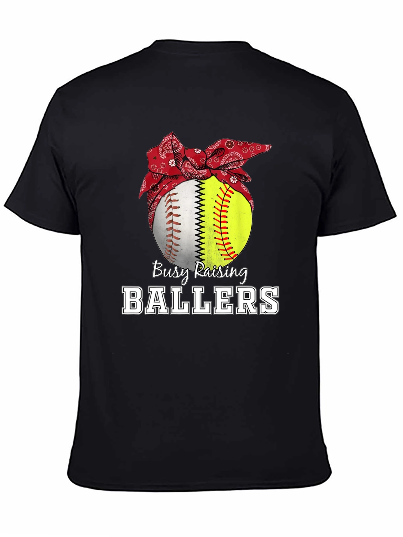 Busy Raising Ballers Graphic T-Shirt
