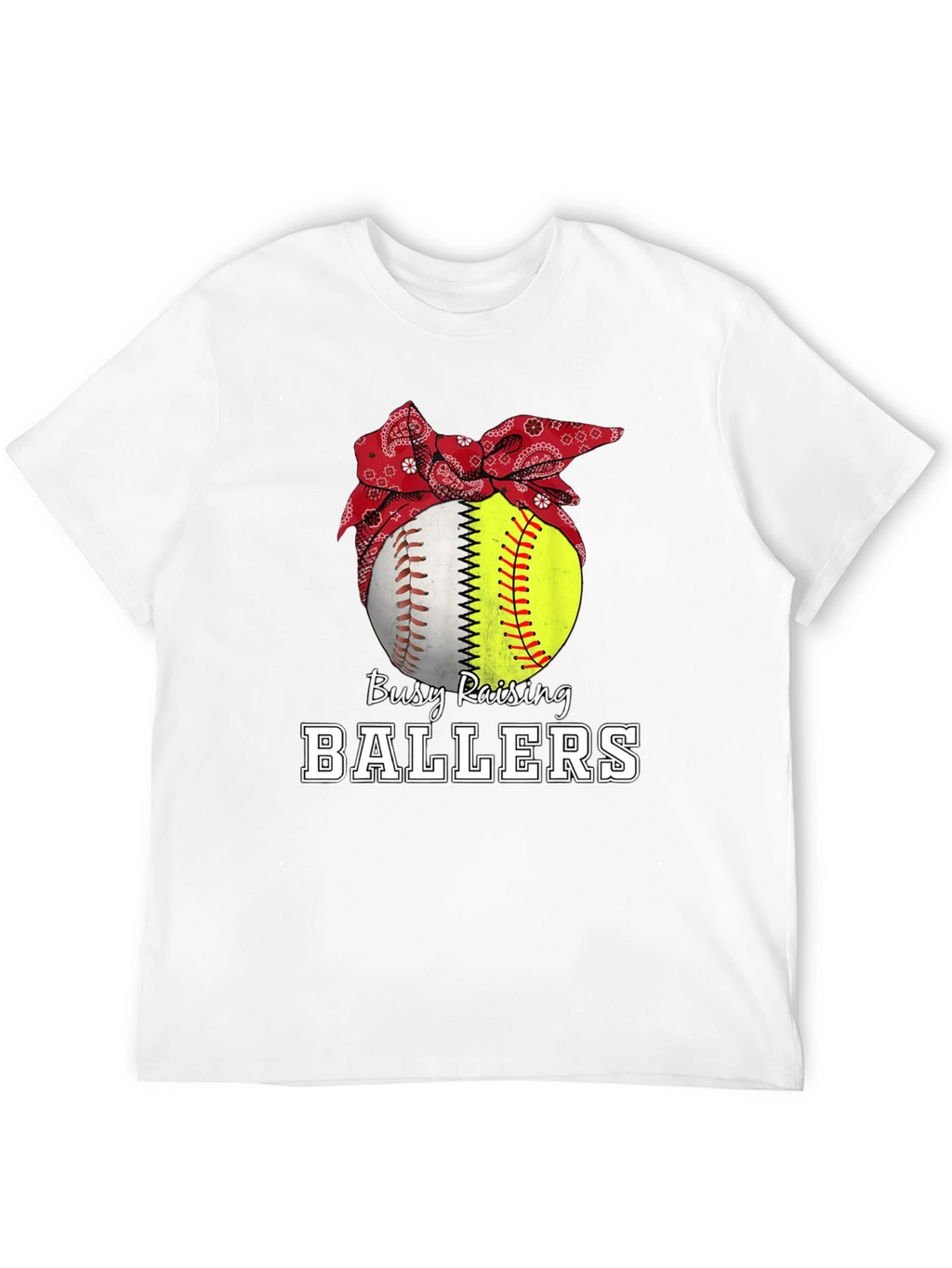 Busy Raising Ballers Graphic T-Shirt