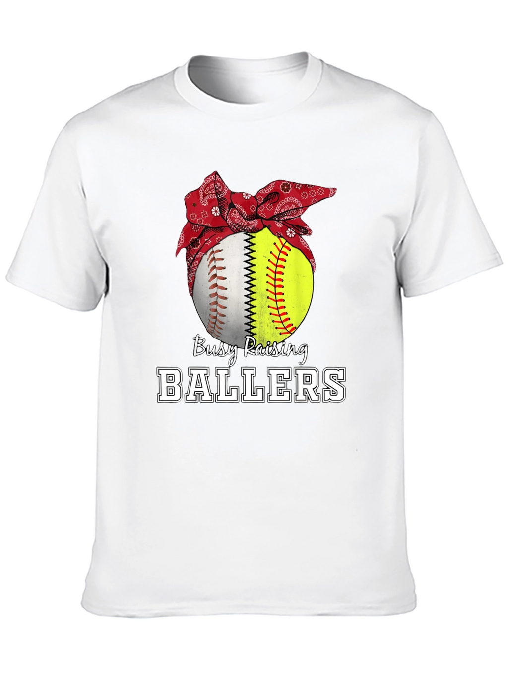 Busy Raising Ballers Graphic T-Shirt