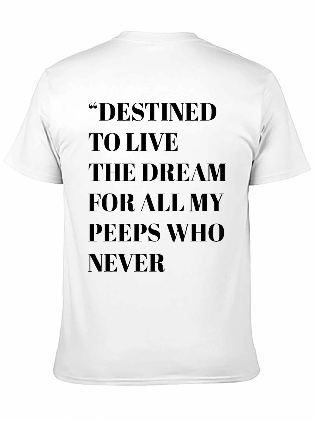 Destined Dream Graphic Tee - Black